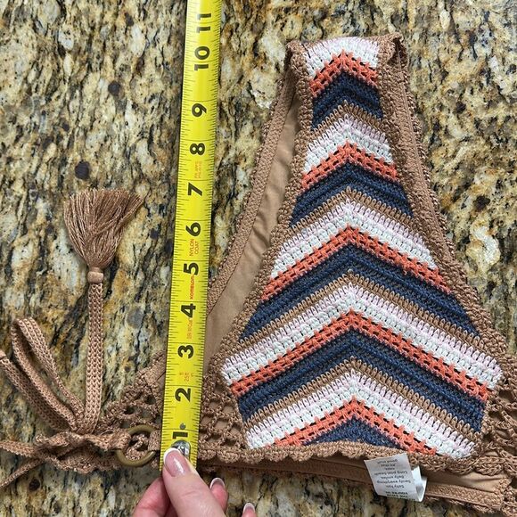 Aerie Crochet Cheekiest Tie Bikini Bottom Size M - Picture 7 of 7